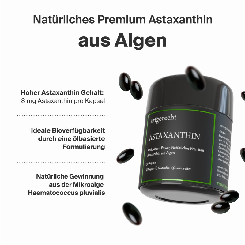 artgerecht Astaxanthin Kapseln