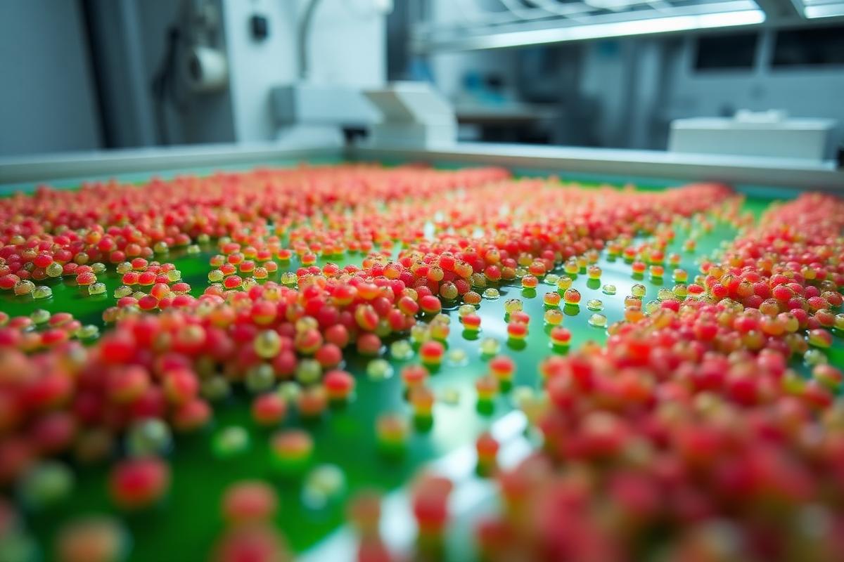 Mikroalgen Haematococcus pluvialis in Photobioreaktoren für die natürliche Astaxanthin-Gewinnung