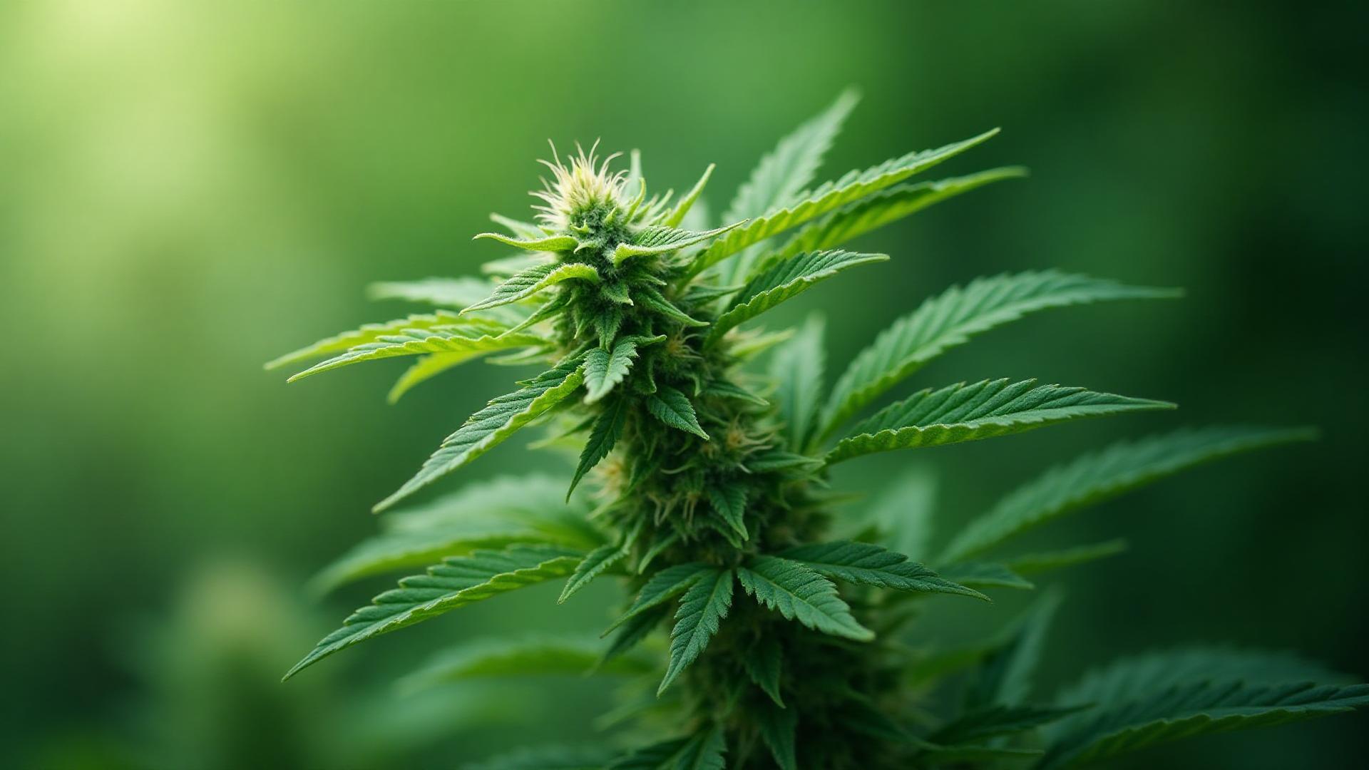 Cannabis plant background