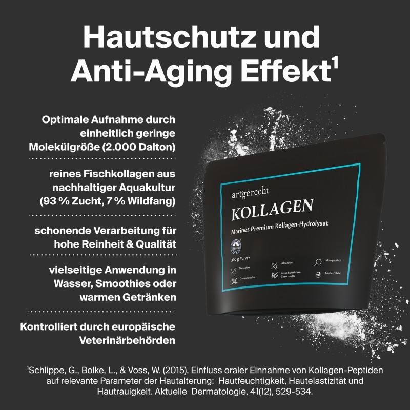 artgerecht Kollagen – Hautschutz und Anti-Aging Effekt