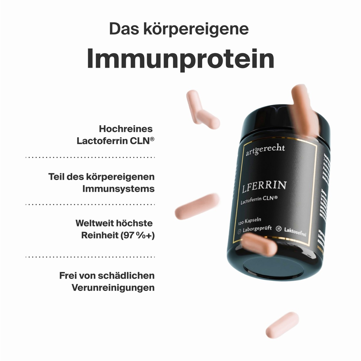 Floral CLN® von artgerecht – hochreines apo-Lactoferrin