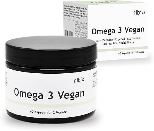Nibio Omega 3 Vegan - 60 Kapseln für 2 Monate