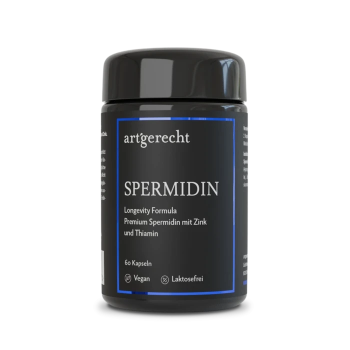 artgerecht Spermidin Longevity Formula – Premium Spermidin mit Zink und Thiamin