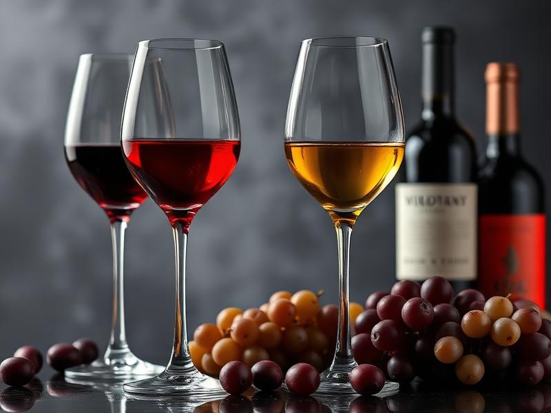 Wein Gläser die zu Hangover führen