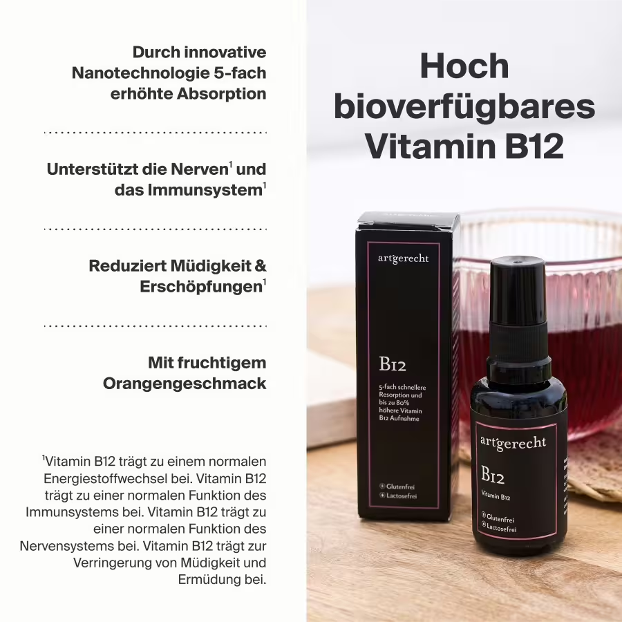 artgerecht B12 Methylcobalamin Spray