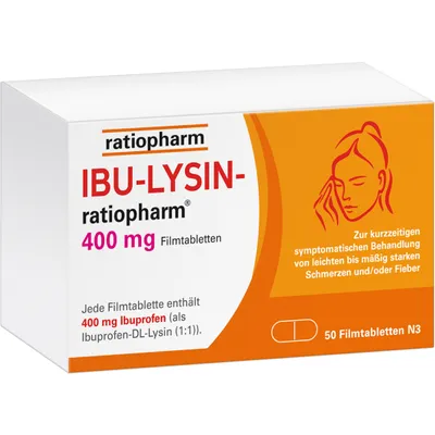 IBU-LYSIN ratiopharm 400 mg Filmtabletten