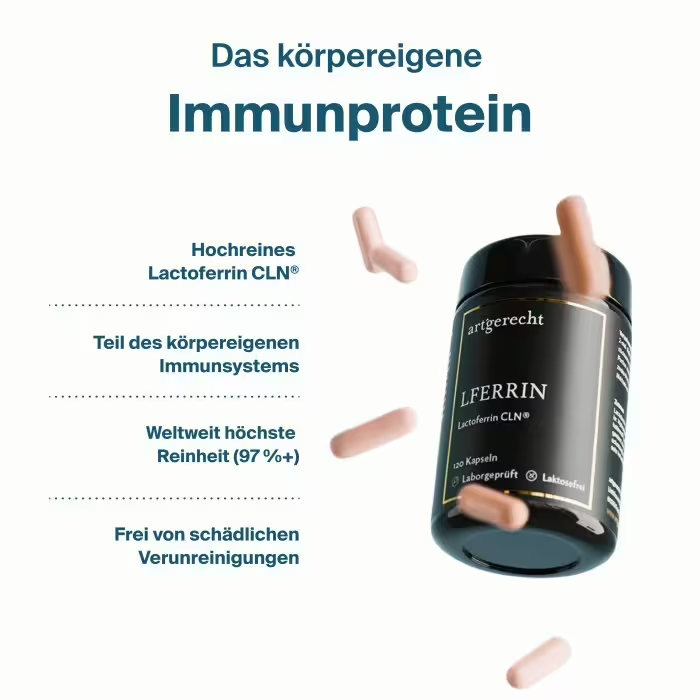 Hochreines Lactoferrin CLN - Das körpereigene Immunprotein