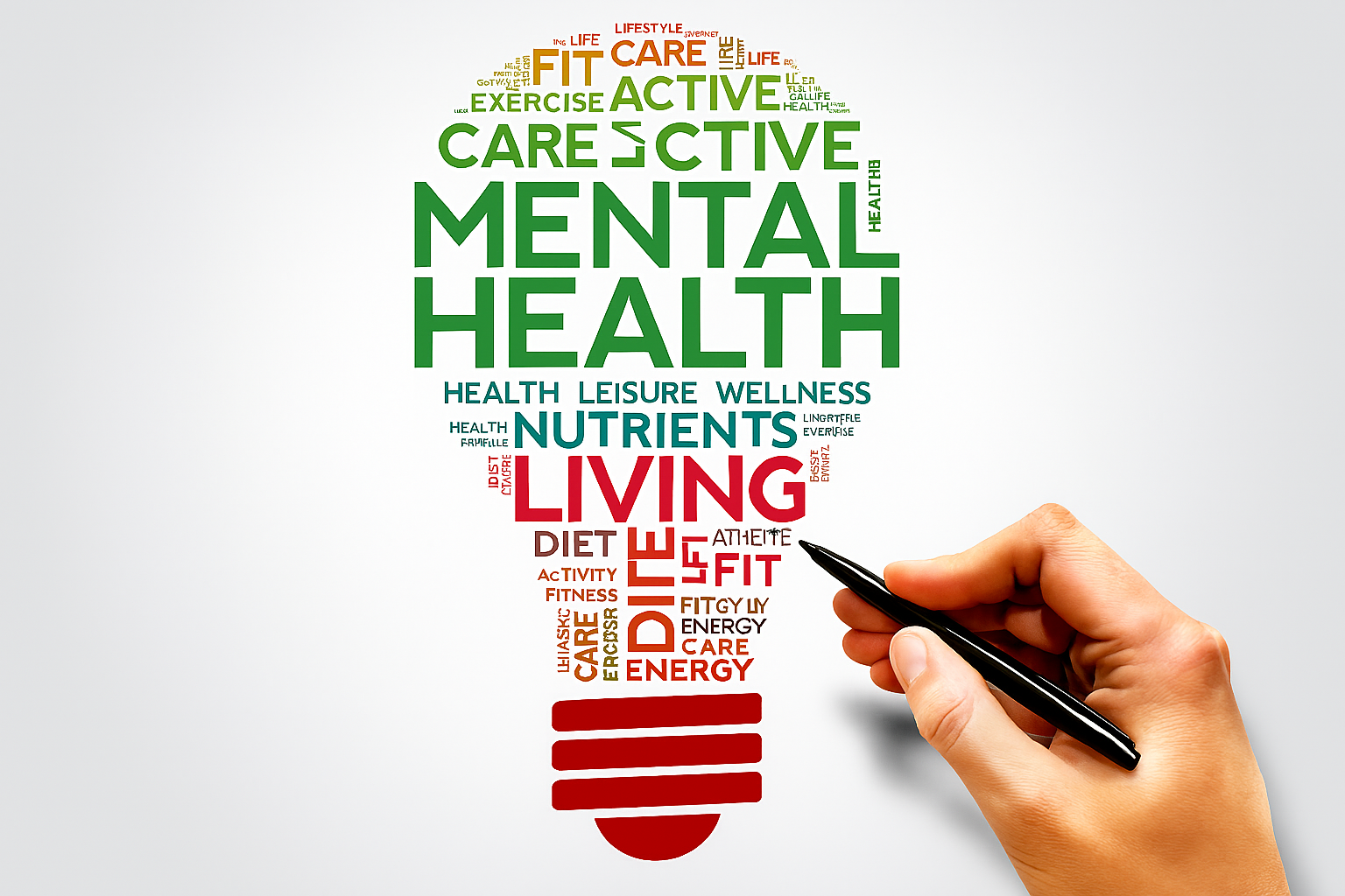 Mental Health und Wellness Konzept